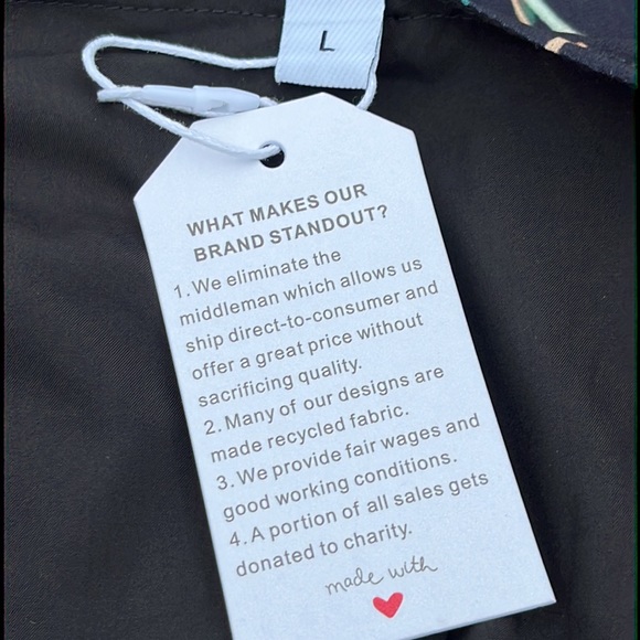 Floral & butterfly boho midi dress L - Picture 7 of 12